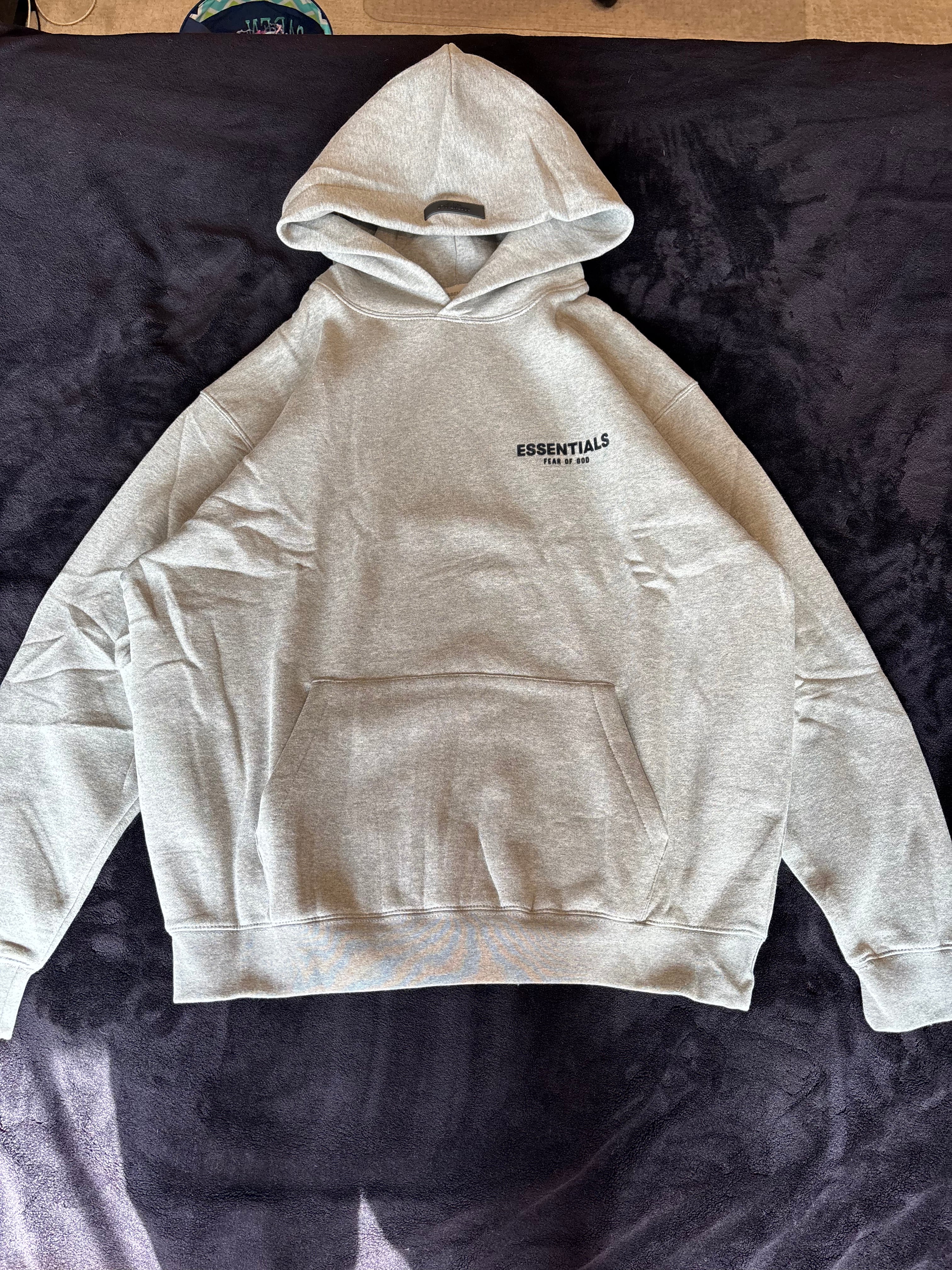 Light oat essentials hoodie