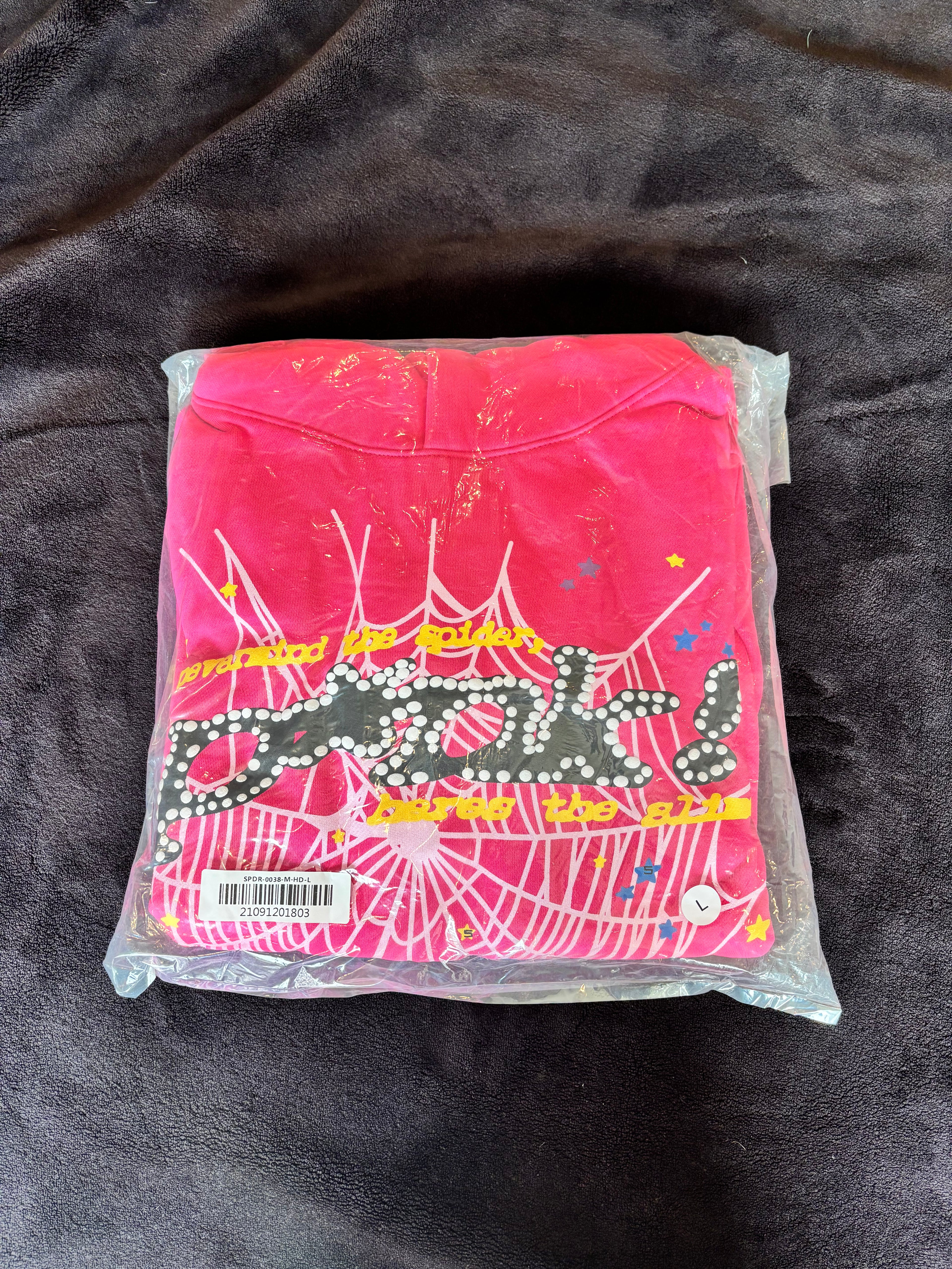 Pink spyder hoodie